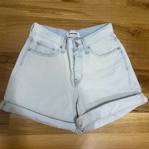 RSQ high rise jean shorts